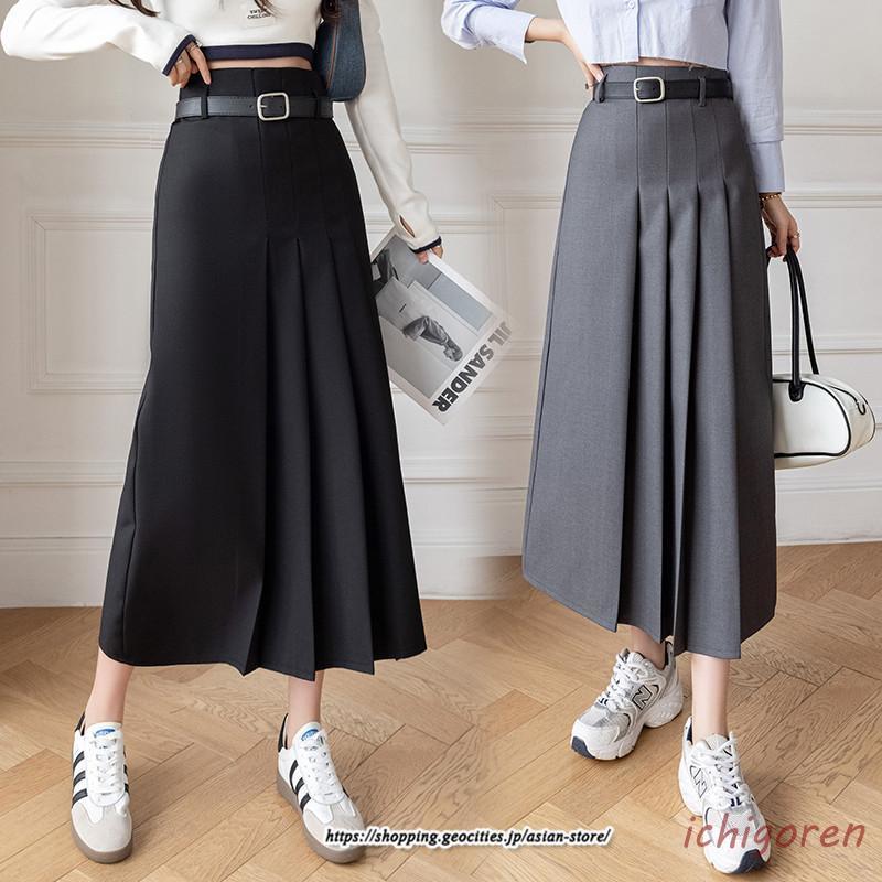 新作入荷 スカート ハイウエストフレアスカート プリーツスカート 春韓国風 20代30代40代50代 カジュアル 着痩せ 着回し ファッション オシャレ 6,390円