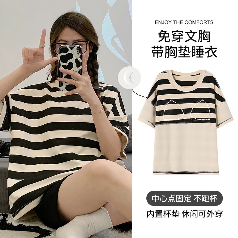 【超お得1つ買うと10個もらえる】メガ割夏パジャマ パジャマ 女性 夏 丸首 女の子 半袖 ショートパンツ 漫画 スーツ ホームウェア 空調服