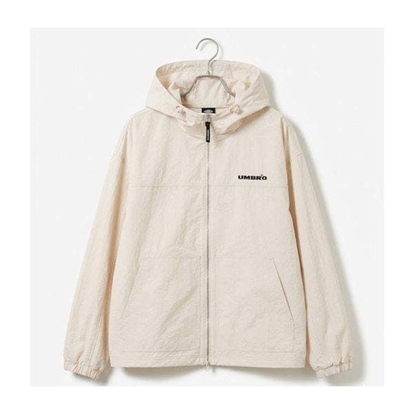 HBL オムグレー ウォッシング フード ウインドブレーカー ジャケット UR124CJK21OBE
