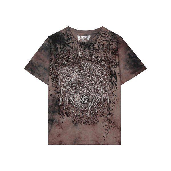 PREMIUMシングルビンテージ イーグルアートワーク 半袖Tシャツ252TS394-61_IC