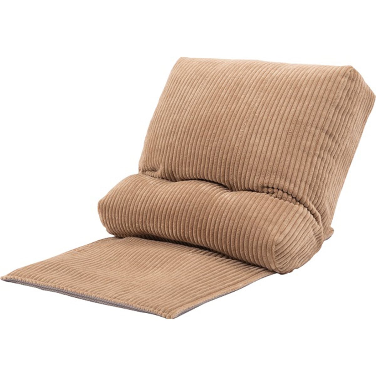 座椅子 RKC-187BE RKC-187GY RKC-187WH 座いす リクライニング チェアー クッション おしゃれ 薄型 シート 北欧 コーデュロイ 背もたれ 座面 ベージュ グレー ホワイト