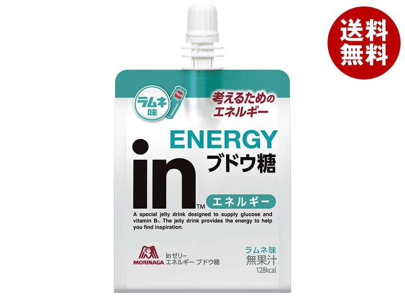 森永製菓 inゼリー エネルギー ブドウ糖 180gパウチ×36本入×(2ケース)