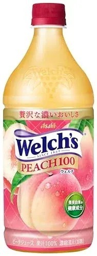 アサヒ飲料 Welchs ピーチ 100 800g×8本[果汁][ウェルチ]
