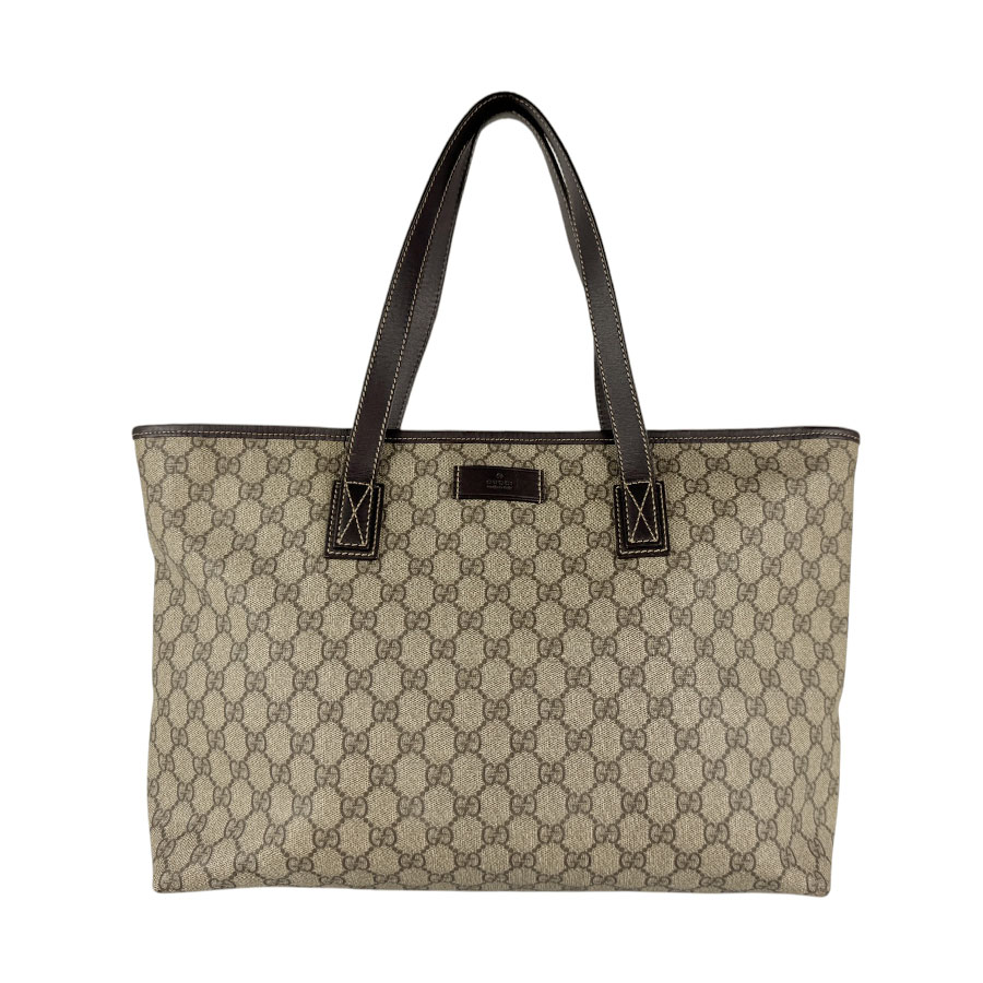 グッチ GUCCI ハンドバッグ GGスプリームキャンバス ブラウン ユニセックス 211137 z4795