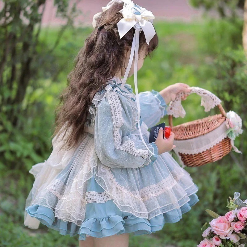 メガ割 ロリープリンセスドレ女の子供ベビーガータワースカートワンピーVTレト子供服
