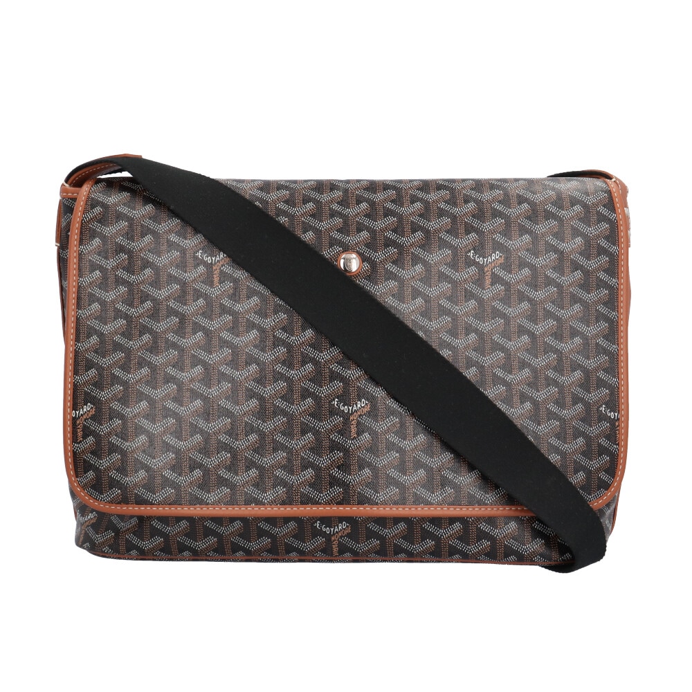 ゴヤール カペシアンMM ショルダーバッグ PVC CAPETIMMLTY01CG03P ブラック GOYARD 中古