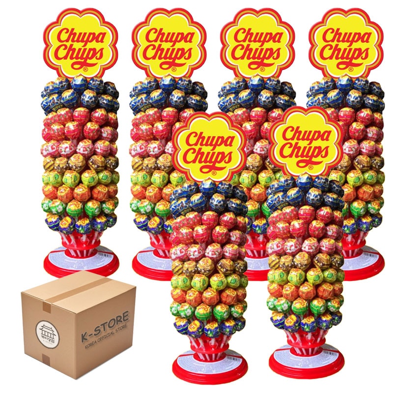 [卸販売] Chupa_Chups スリムホイール (120個入 x 6) 大容量 韓国 お菓子