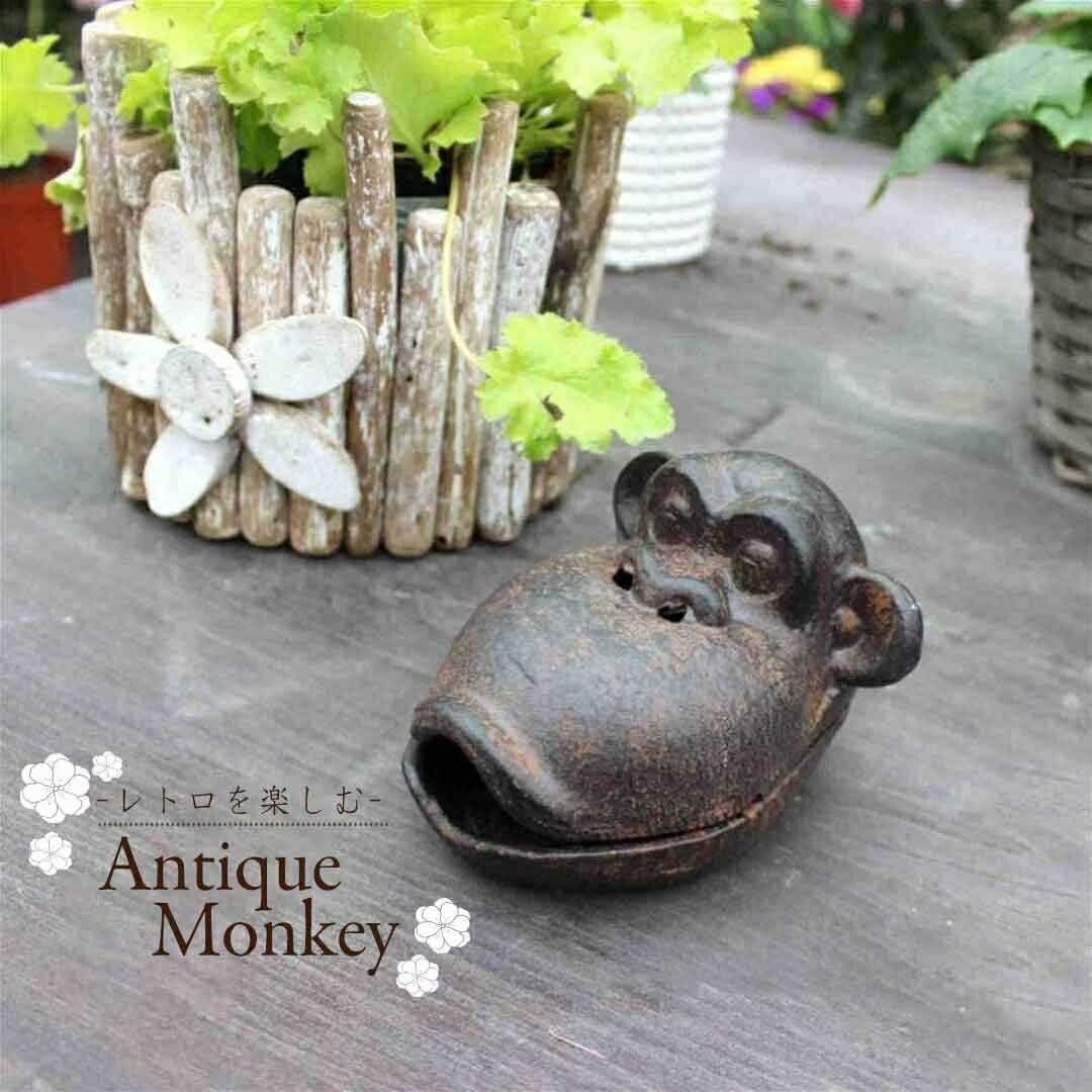 【激安販売】インテリア 猿 さる 置物 顔 モンキー チンパンジー アンティーク デザイン オブジェ おしゃれ 大人 クラシック レトロ オブジェクト モダン 北欧 ヴィンテージ感 欧米
