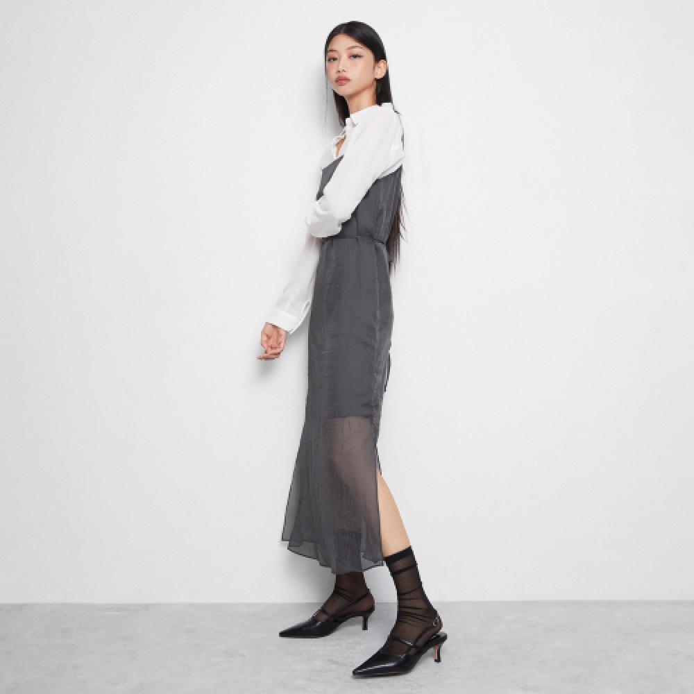 MIXXO シースルーレイヤードドレス_OWE606B RE_MIWOWET6RB