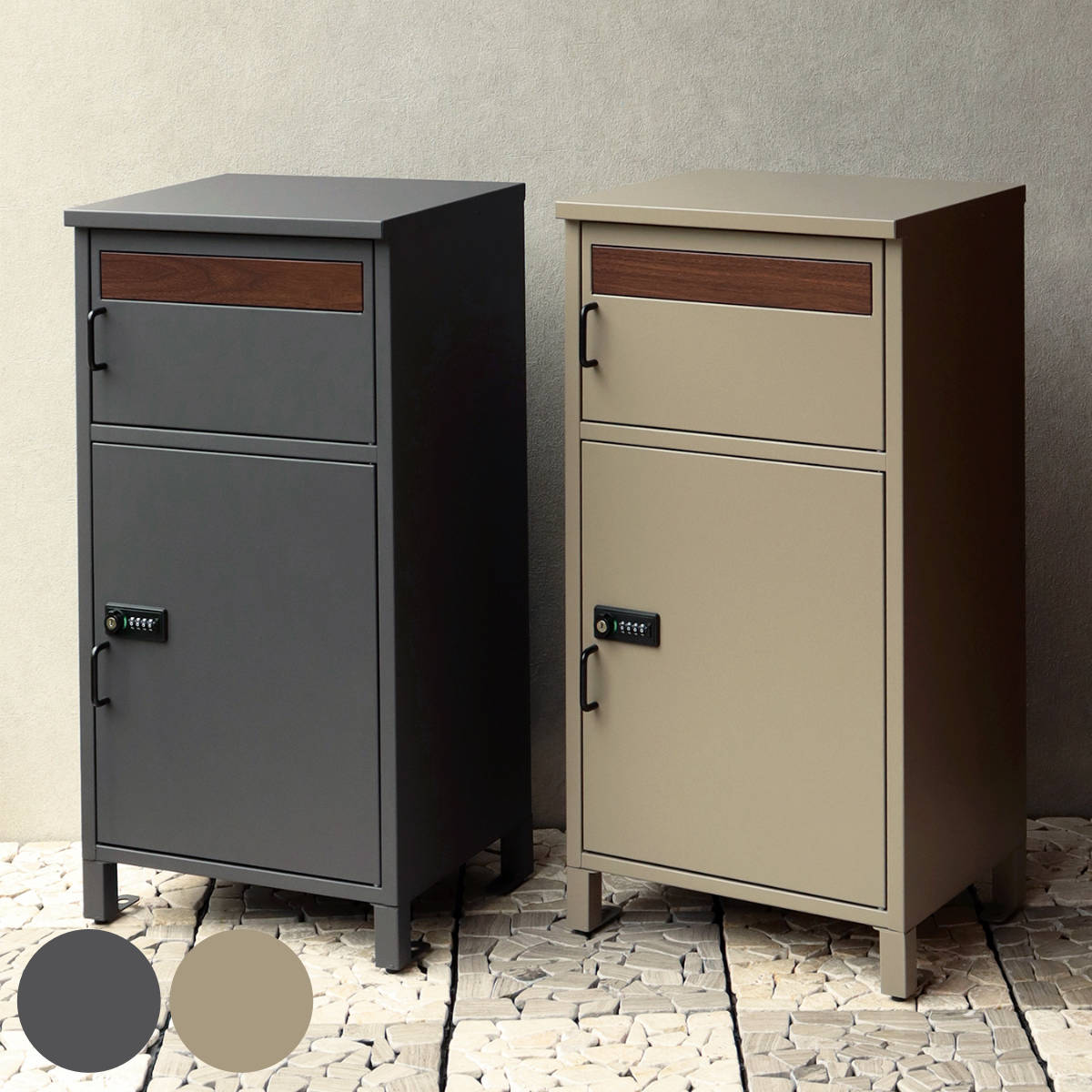 宅配ボックス 郵便ポスト ルフィーナ 宅配 ボックス ポスト一体型 ポスト 宅配ポスト 大容量 デザインポスト 据え置き 置き配用ボックス メールボックス 宅配BOX 置き配