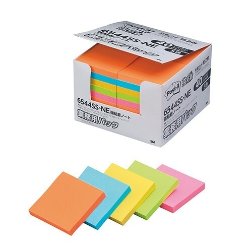 ポストイット 強粘着ノート業務用パック７５ 6544SS-NE紙製品・封筒
