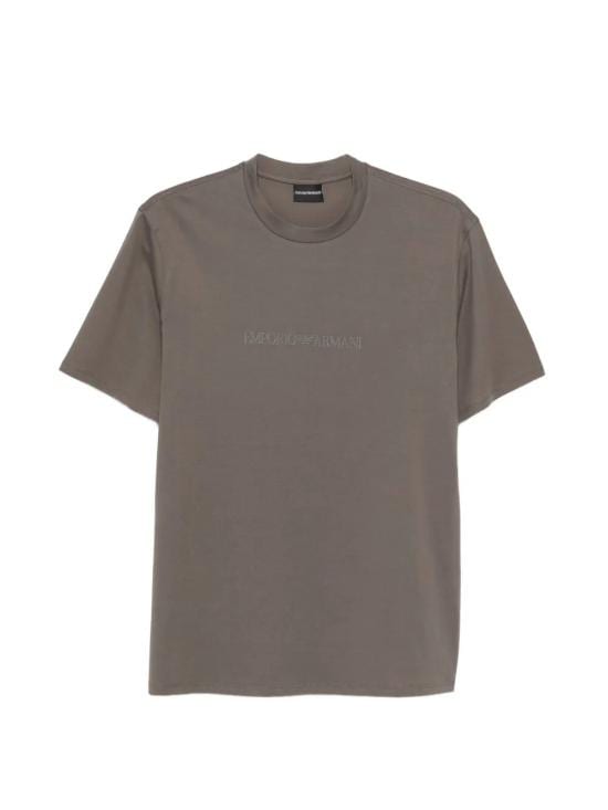 EMPORIO ARMANI Men Tops EM004583 AF13669 M8361 DARK GREY BRAND LOGO