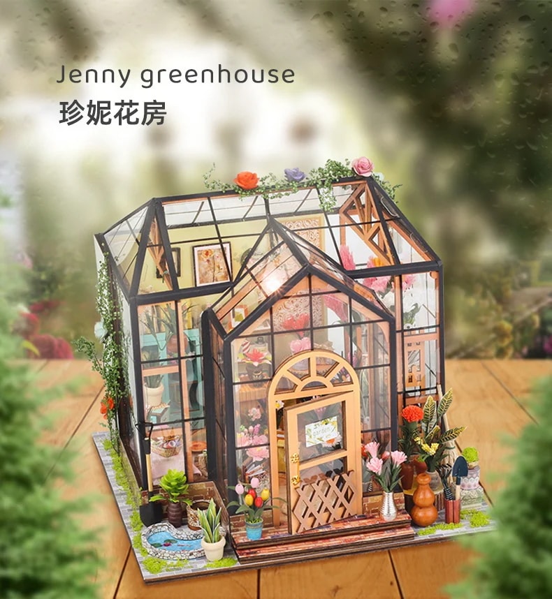 フラワーハウス Diy キャビン制作ハウス フラワーショップ モデル 装飾品 女の子 ギフト期間限定で30％オフの価格です