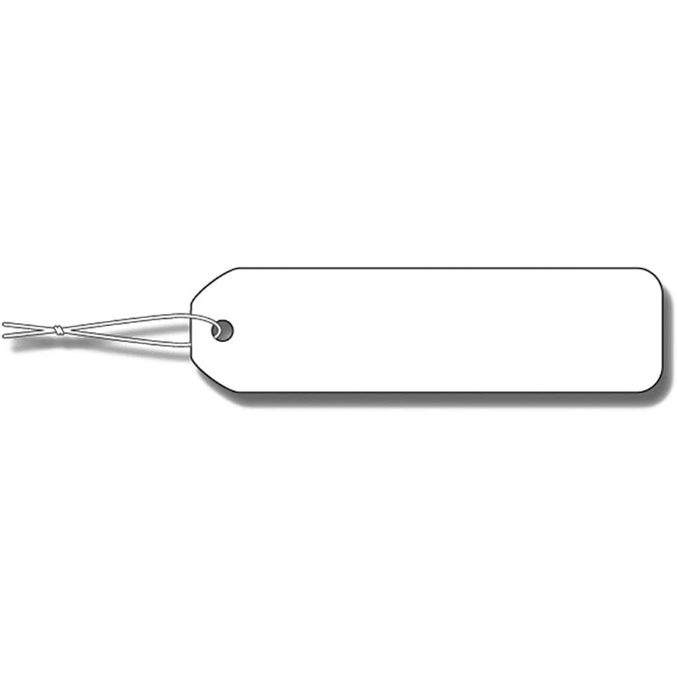 （まとめ買い）シモジマ HEIKO 提札 No.30 綿糸付き 500枚 縦12x横45mm 店舗用品 007103005 [x3セット]