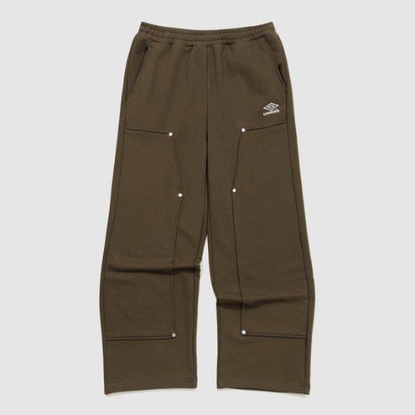 パンツ VQA UQ323CFP96-BRW カジュアルニットカーペンターパンツ BROWN