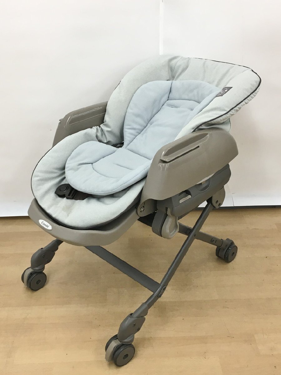 コンビ combi 電動スウィングベッド ネムリラ オートスウィング NEMULILA AUTO SWING LM ミントグレー 2512LR058