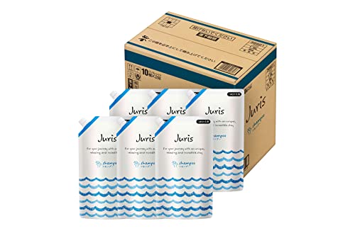 サイズ：1.8リットル x 6個 【大容量】 【ケース販売】 花王 ジュリス シャンプー 1.8L