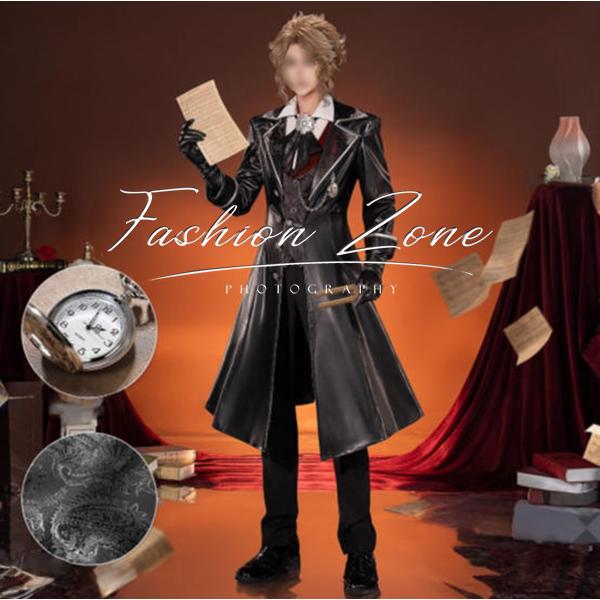 IdentityV 第五人格 風 作曲家 フレデリック・クレイバーグ 融合 コスプレ衣装 ウィッグ 靴 cosplay ハロウィン 演出服 変装
