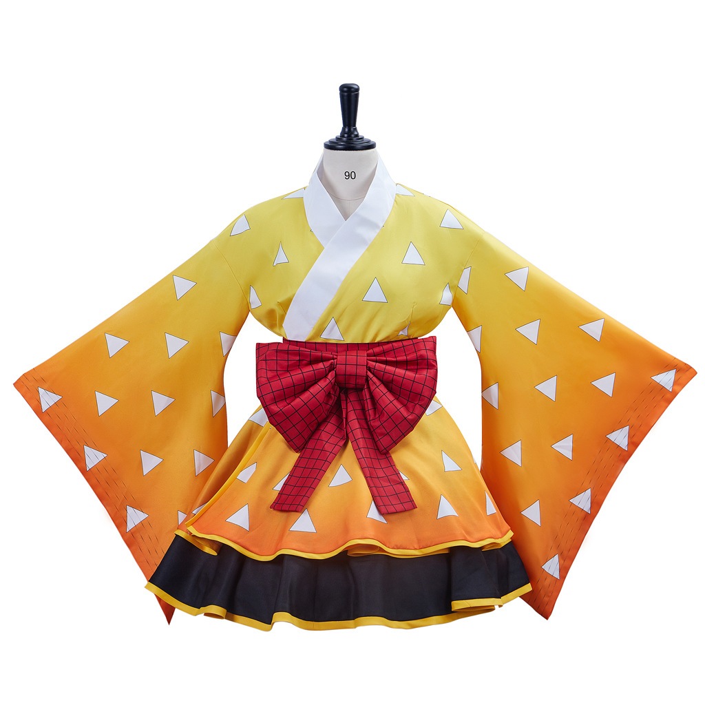 鬼滅の刃着物私の妻善逸メイドスカートcos服メーカー私の妻善逸女性服cos服 5,130円