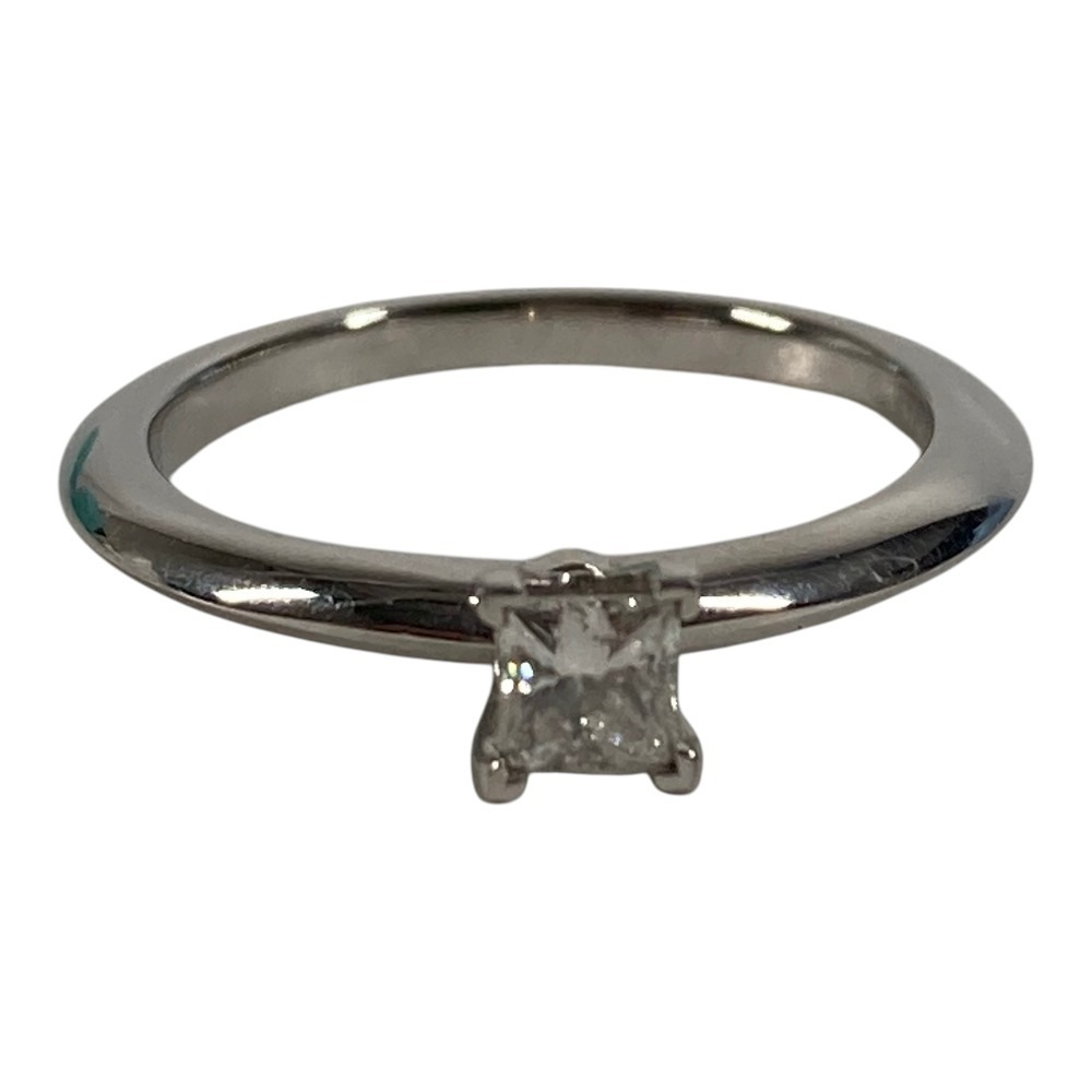 リング・指輪 プリンセスカット D0.19ct ダイヤ ダイヤモンド プラチナ アクセサリー ジュエリー Pt950 シルバー