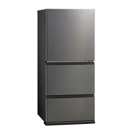 アクア 冷蔵庫 262L 右開き 3ドア 幅60cm スタイリッシュデザイン 真ん中冷凍室 省エネ設計 AQR-26R2 シルバー系