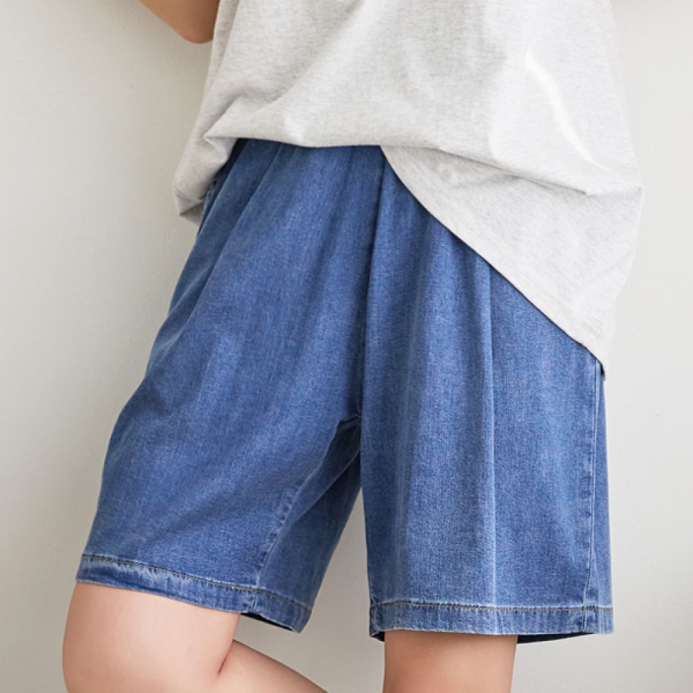 [NAK21] ピンタックバミューダパンツDM52-P-09