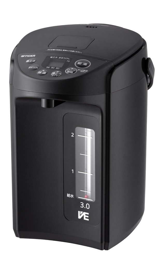 タイガー PIQ-G300KC VE電気まほうびん　3.0L　クールブラック PIQG300KC