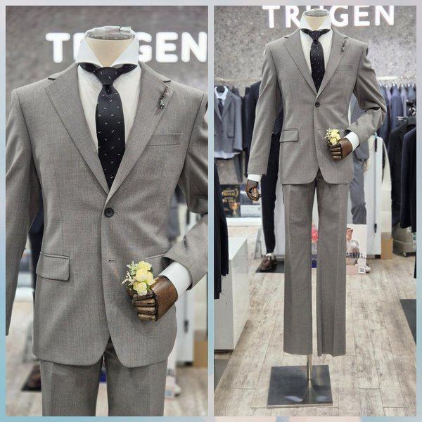 エッシュベージュソフトフィットセミスーツJTM038-DG