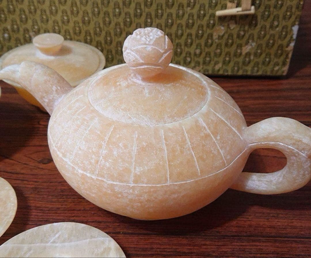 中国製 茶器セット ピンク