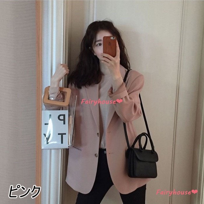 ブレザー スーツ 春服 レディース 40代 長袖テーラードジャケット 春コート シンプル オシャレス 母の日