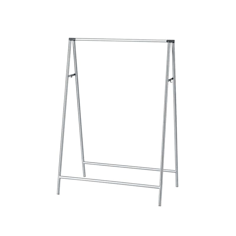 即納：天馬(Tenma) 耐久性と美しさを兼ね備えた室内物干し インテリア物干し 布団干し 簡単組立 洗濯物干し 軽く持ち運べてコンパクトに収納できる物干しスタンド 【簡単組立】【色 オールステンレス