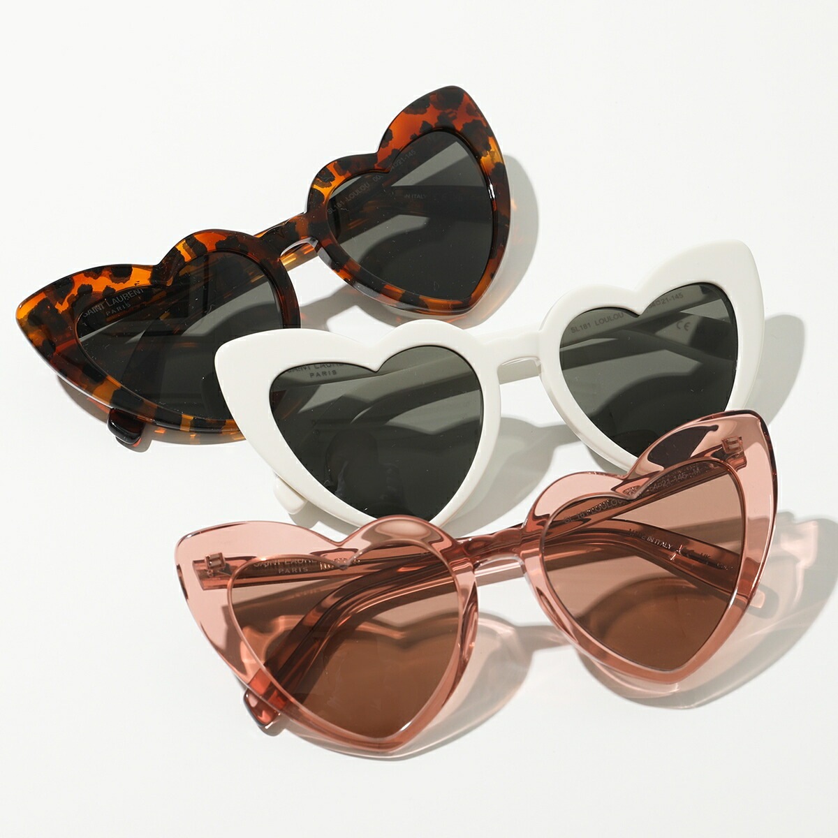 SAINT LAURENT サンローラン サングラス SL 181 LOULOU レディース ハート型 ロゴ 眼鏡 メガネ アイウェア カラー4色