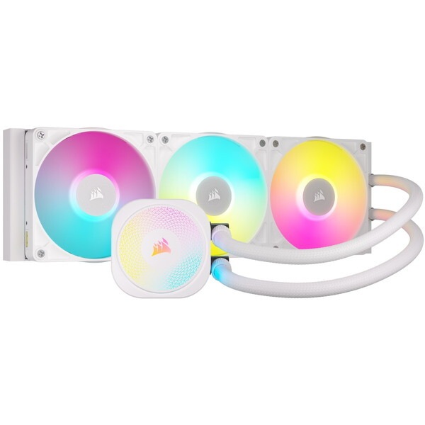 CW-9061021-WW ホワイト iCUE LINK TITAN 360 RX RGB White 簡易水冷CPUクーラー