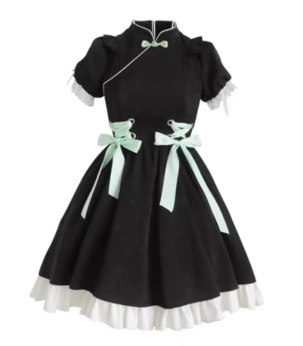 ハイウエストチャイナドレス 原宿系コスプレ ハロウィン パーティー 衣装 仮装