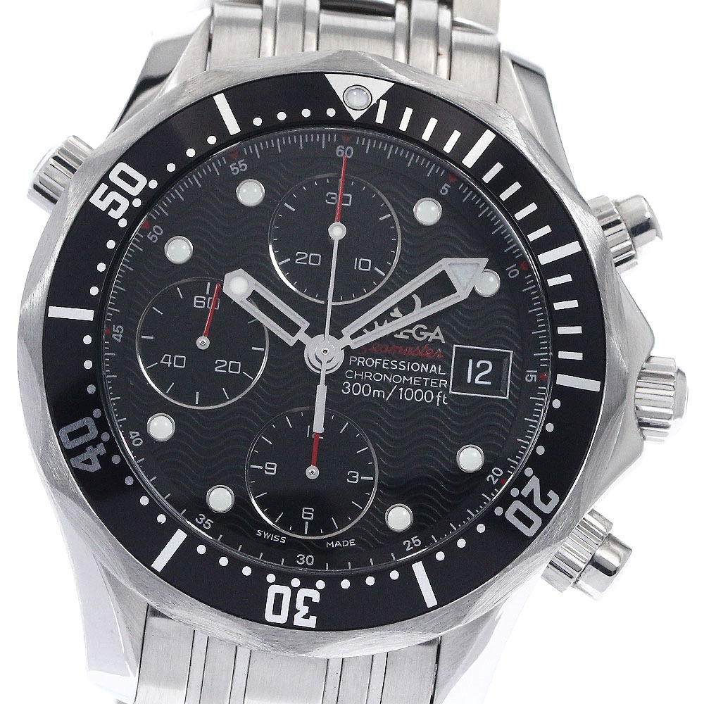 オメガ OMEGA 213.30.42.40.01.001 シーマスター ダイバー300M デイト クロノグラフ 自動巻き メンズ 良品 _895580【中古】