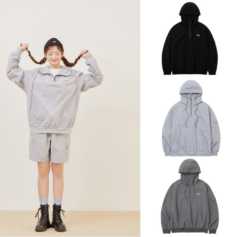 【IVE レイPICK】FCMM レイ　23ssWATER PROOFハーフジップフーディー