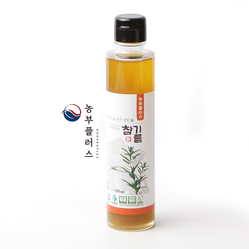 [農夫プラス]国産低温搾乳ごま油180ml