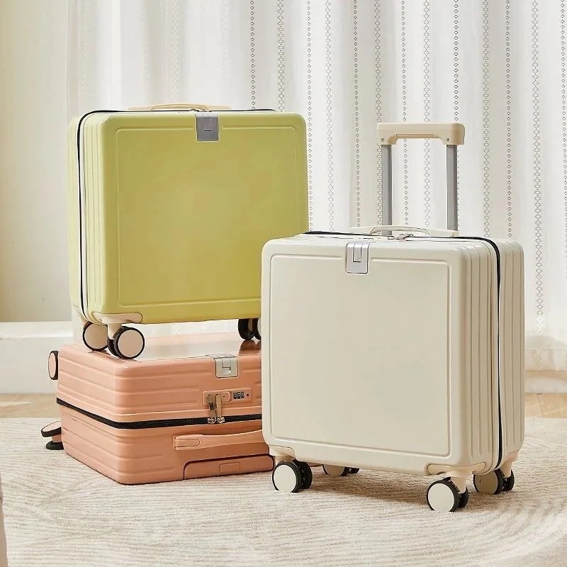 商品出張スーツケース 軽量ラゲージ ラゲージ 18インチ キャリーケース スーツケース キャリーケース かわいいポーチ メイクポーチ