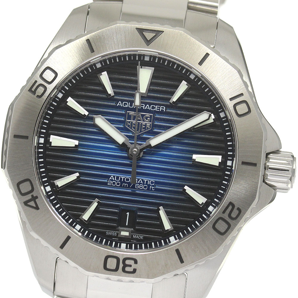 タグホイヤー TAG HEUER WBP2111-0 アクアレーサー デイト 自動巻き メンズ 良品 箱・保証書付き_838066【中古】
