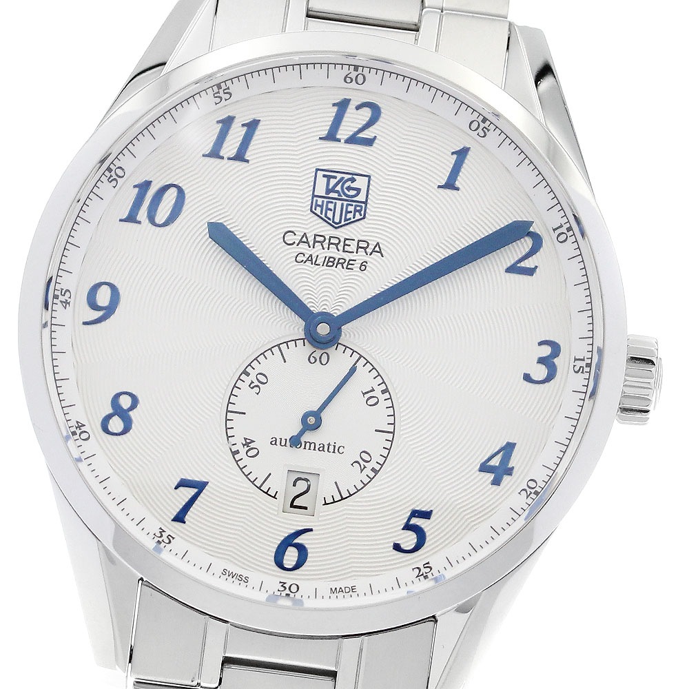 タグホイヤー TAG HEUER WAS2111 カレラ ヘリテージ デイト キャリバー6 自動巻き メンズ 良品 保証書付き_888098【中古】