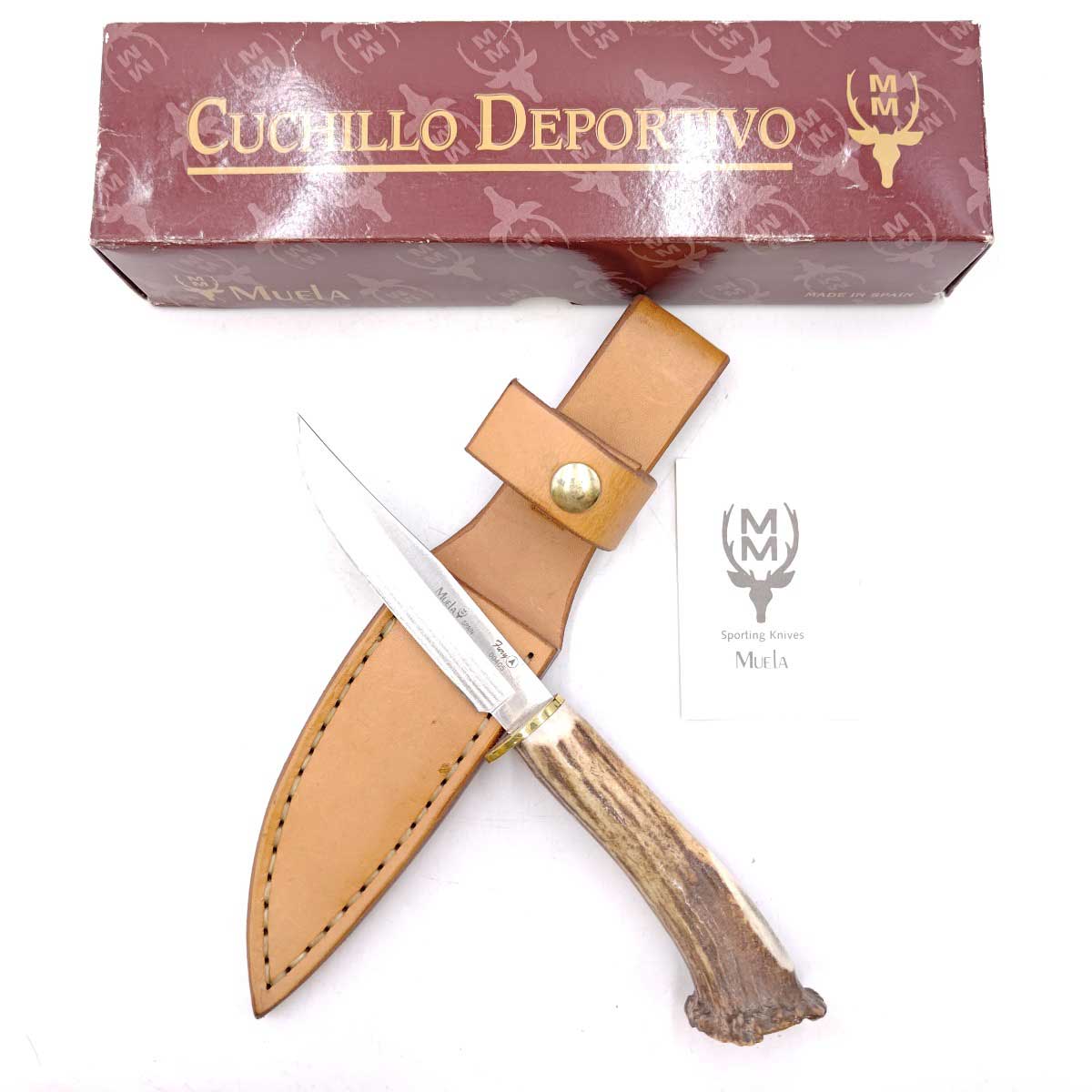【中古】Muela ムエラ スタッグハンドル クラウンスタッグ ナイフ 00405 スペイン製