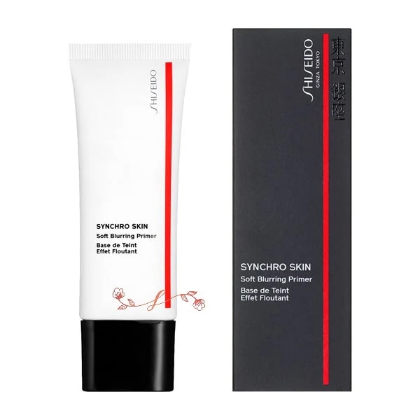 資　生　堂　メーキャップ シンクロスキン ソフトブラーリング プライマー 30g／化粧下地 正規品 ナチュラル補正単独使いでもキレイ見え！ , 化粧もち 化粧のり メイクキープ 崩れにくい