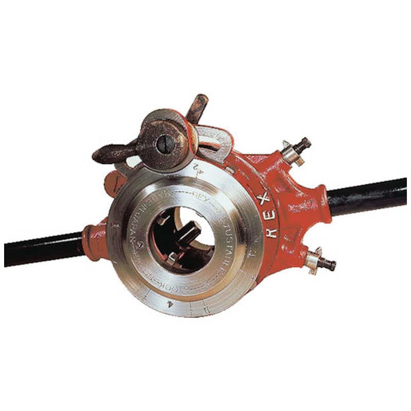 レッキス工業　ラチェット式オスタ型パイプねじ切り器　112R