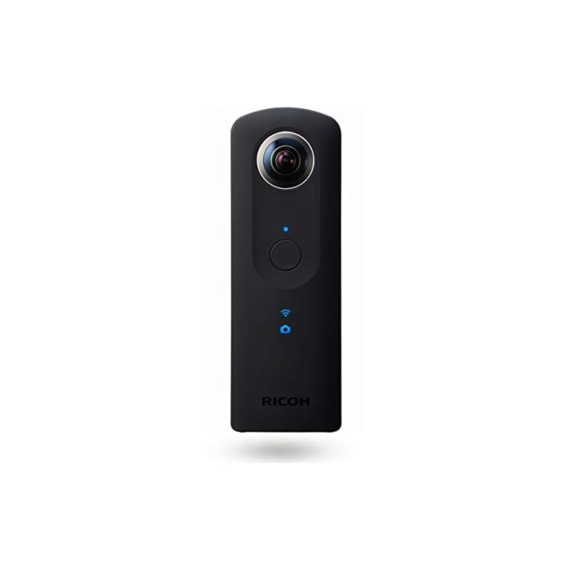【即日発送】RICOH THETA S ブラック 360度全天球カメラ 360 Full HD 30fps フルハイビジョン動画 25分間連続撮影可能 精度の高い自然なスティッチング HDR合成撮影