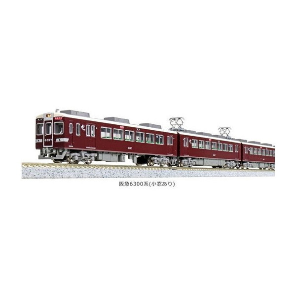 10-1825 阪急6300系 (小窓アリ) 4両基本セット