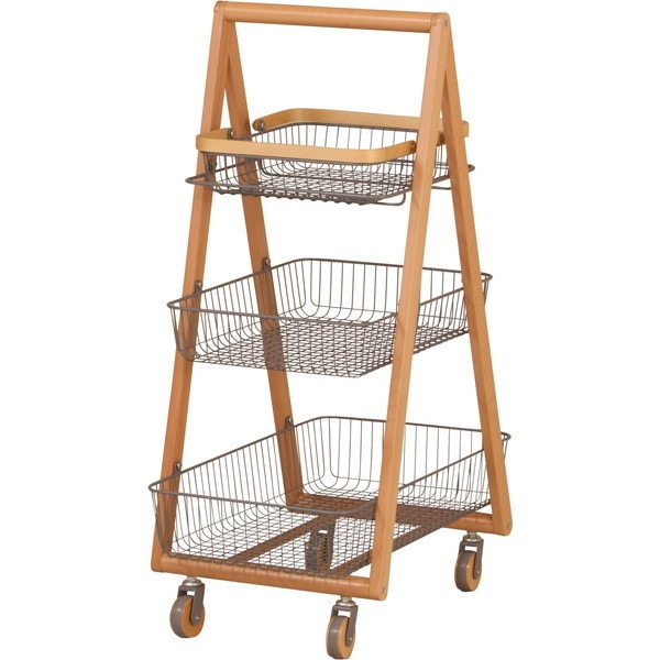 LIV-CM3(GR) グレー リヴ [キャリーバスケットワゴン M] メーカー直送