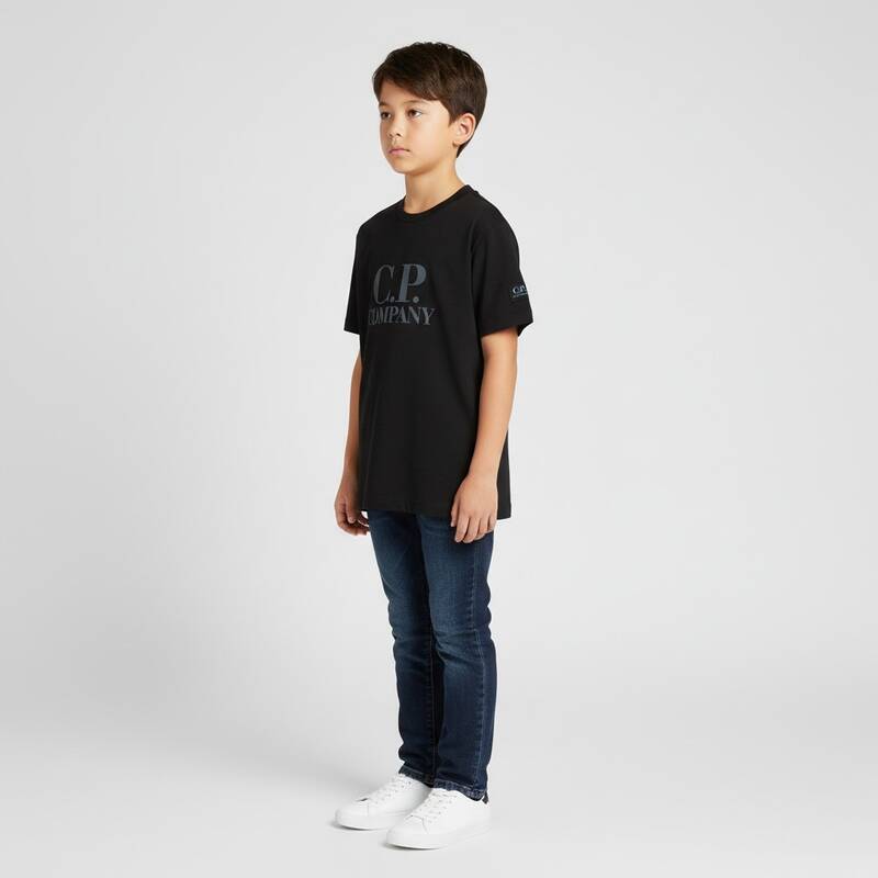 [カード決済で10%オフ] CP COMPANY KIDS 半袖Tシャツ CPM006 LAA17 60100 (大人用サイズ)