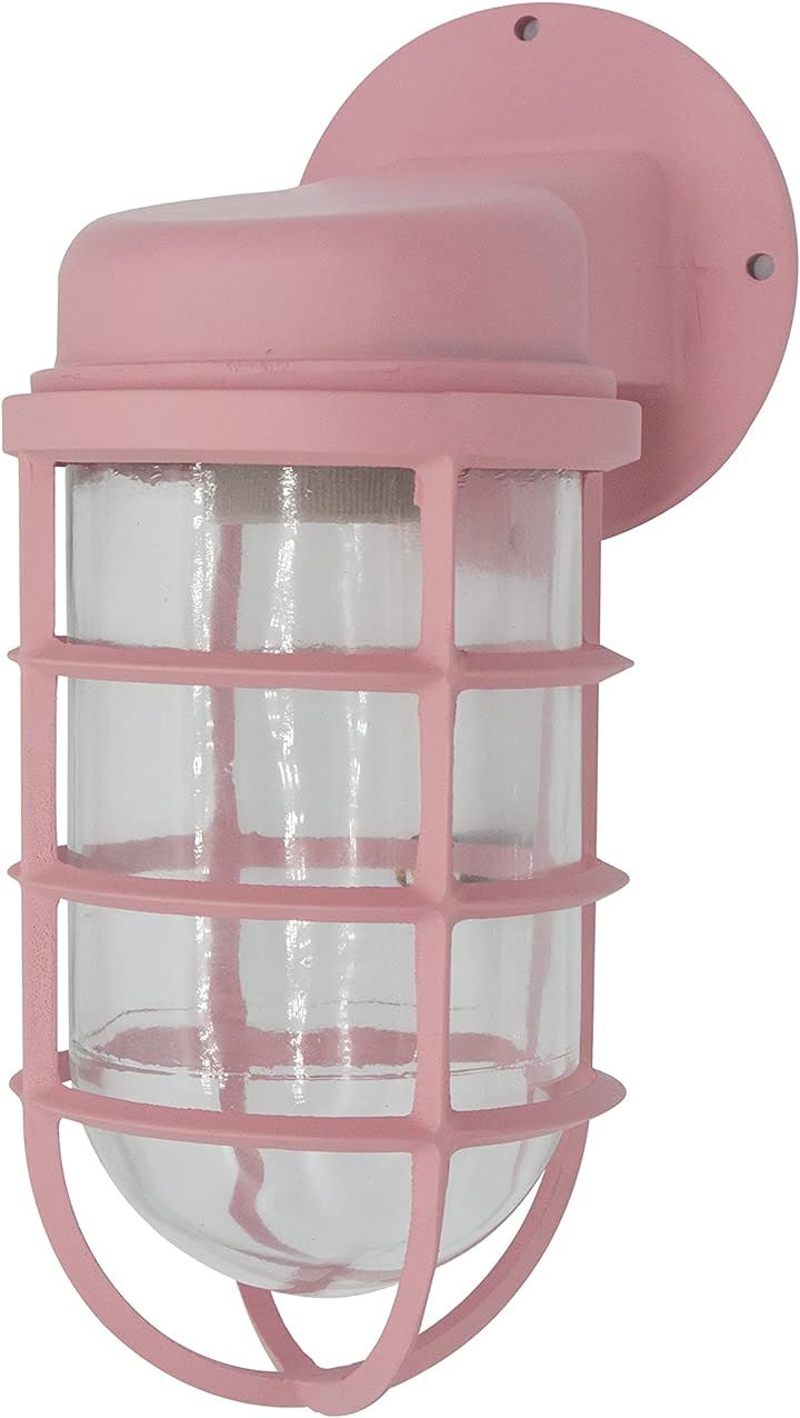 KY LEE ブラケットライト マリン風ランプ 照明器具 船舶 電球なし 間接照明 玄関照明 店舗照明 壁付け照明 インテリア照明 防雨型 ピンク( WAL-0412) 6,769円