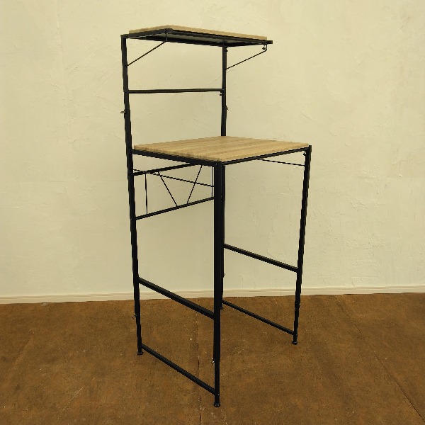 ランドリーチェスト ランドリーラック ブラック カフェスタイルランドリーラック サニタリーチェスト