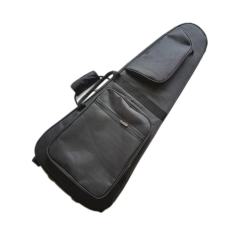 ヘッドレスエレキギター用ブラックバッグ バックパック ストラップバッグ -569